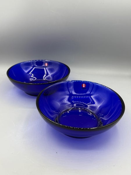Iittala, Kerttu Nurminen, Verna, annosmaljat 2kpl, sininen.