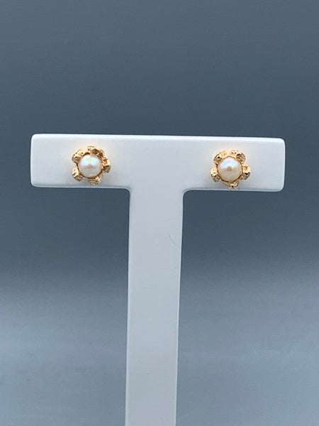 Vintage Korvakorut, Kultaa, Helmi